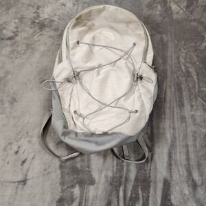 The North Face Backpack Beige Jester 16" Laptop Water Bottle Hiking Gorpcore